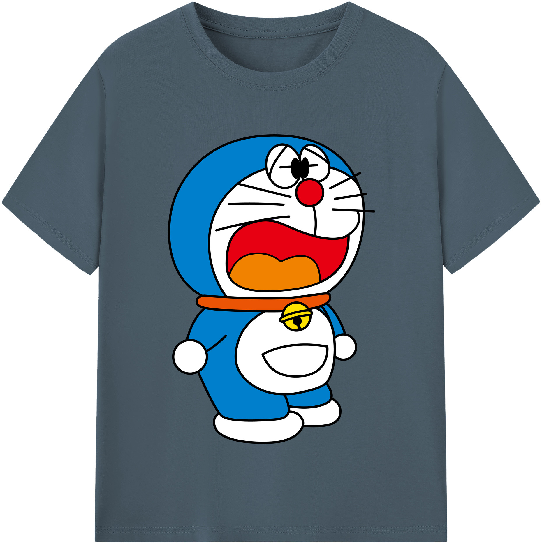 （画像用） ドラえもん Doraemon 綿100％半袖Tシャツ（フロントプリント）